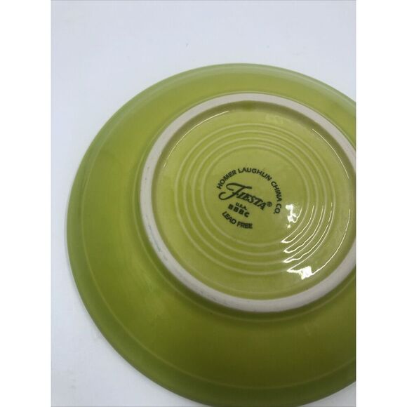 Fiestaware Coffee Tea Cup and Saucer Set Retired Lemongrass Green HLC- BBBC - Picture 15 of 16